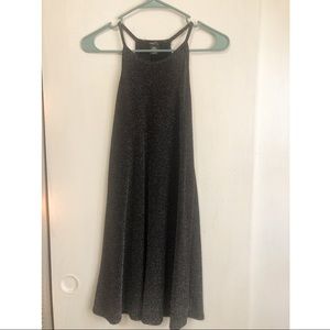 Sparkly Black Tank Dress